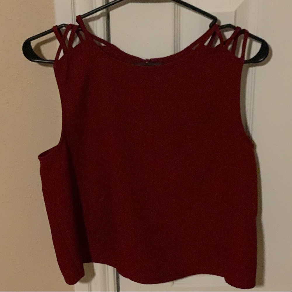 A&F Maroon Shirt